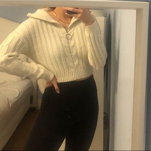 Nasty gal cream sweater